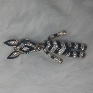 Betsy Johnson embellished figurine Zebra